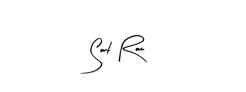 Arty Signature is a professional signature style that is perfect for those who want to add a touch of class to their signature. It is also a great choice for those who want to make their signature more unique. Get Sant Ram name to fancy signature for free. Sant Ram signature style 8 images and pictures png