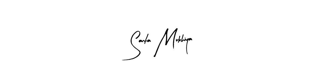 Also You can easily find your signature by using the search form. We will create Santa Mukhiya name handwritten signature images for you free of cost using Arty Signature sign style. Santa Mukhiya signature style 8 images and pictures png