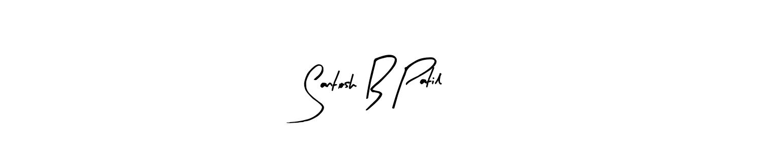 Similarly Arty Signature is the best handwritten signature design. Signature creator online .You can use it as an online autograph creator for name Santosh B Patil. Santosh B Patil signature style 8 images and pictures png