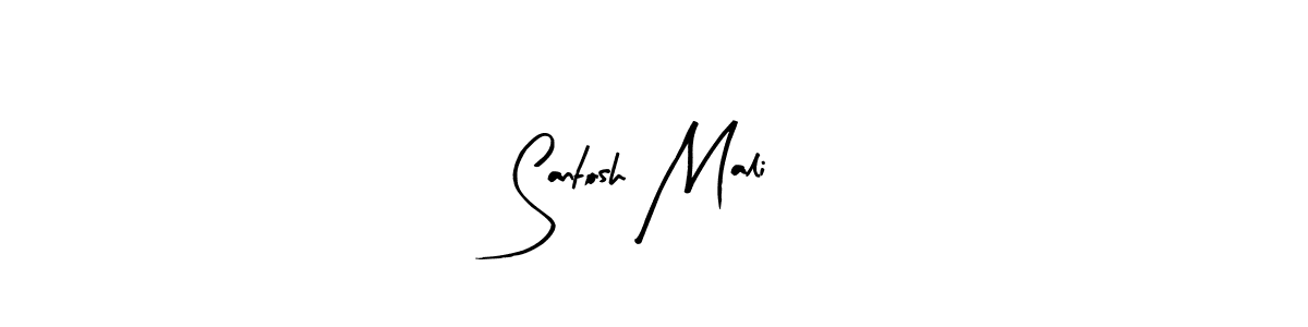 if you are searching for the best signature style for your name Santosh Mali. so please give up your signature search. here we have designed multiple signature styles  using Arty Signature. Santosh Mali signature style 8 images and pictures png