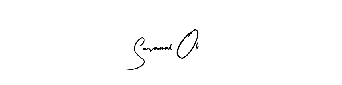 Also we have Sanvarmal Ok name is the best signature style. Create professional handwritten signature collection using Arty Signature autograph style. Sanvarmal Ok signature style 8 images and pictures png