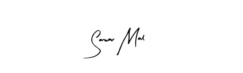 if you are searching for the best signature style for your name Sanwar Mal. so please give up your signature search. here we have designed multiple signature styles  using Arty Signature. Sanwar Mal signature style 8 images and pictures png