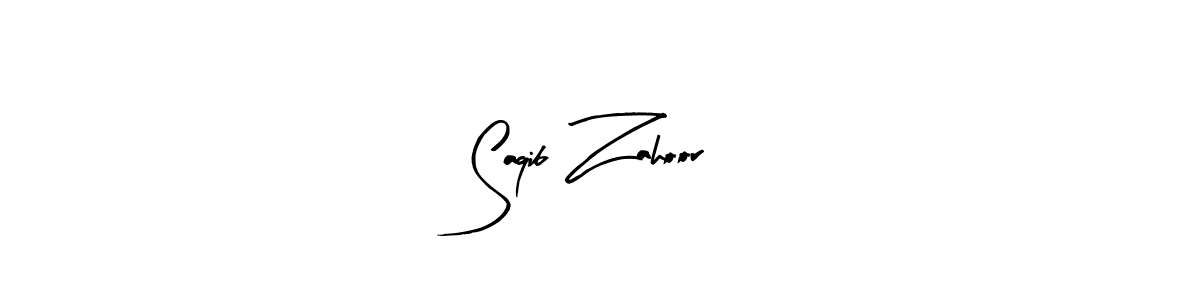 Design your own signature with our free online signature maker. With this signature software, you can create a handwritten (Arty Signature) signature for name Saqib Zahoor. Saqib Zahoor signature style 8 images and pictures png
