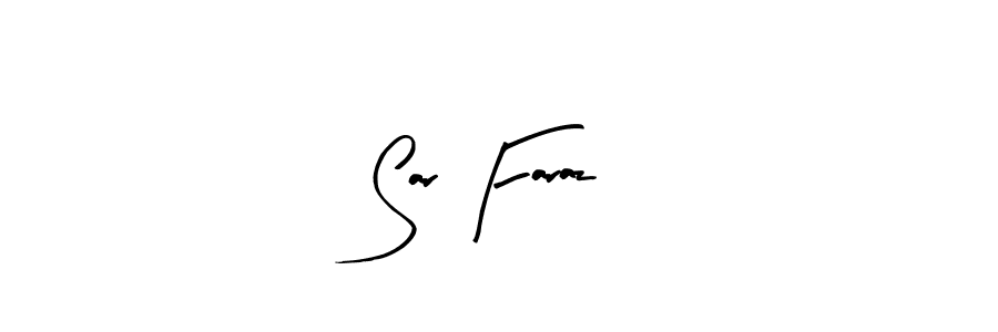 How to Draw Sar Faraz signature style? Arty Signature is a latest design signature styles for name Sar Faraz. Sar Faraz signature style 8 images and pictures png