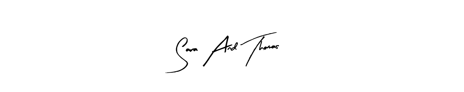 Make a beautiful signature design for name Sara And Thomas. Use this online signature maker to create a handwritten signature for free. Sara And Thomas signature style 8 images and pictures png