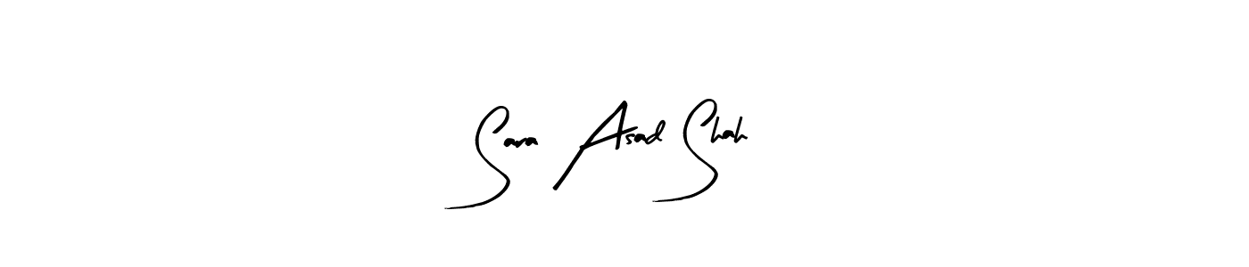 Make a short Sara Asad Shah signature style. Manage your documents anywhere anytime using Arty Signature. Create and add eSignatures, submit forms, share and send files easily. Sara Asad Shah signature style 8 images and pictures png