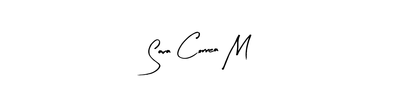 You should practise on your own different ways (Arty Signature) to write your name (Sara Correa M) in signature. don't let someone else do it for you. Sara Correa M signature style 8 images and pictures png