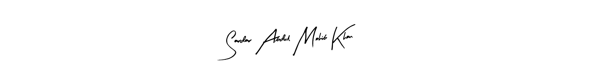 Also we have Sardar Abdul Mohib Khan name is the best signature style. Create professional handwritten signature collection using Arty Signature autograph style. Sardar Abdul Mohib Khan signature style 8 images and pictures png