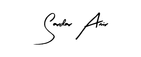 Create an unforgettable impression when signing with Sardar Amir name styled in Arty Signature typography. 100% free online generator. Sardar Amir signature style 8 images and pictures png