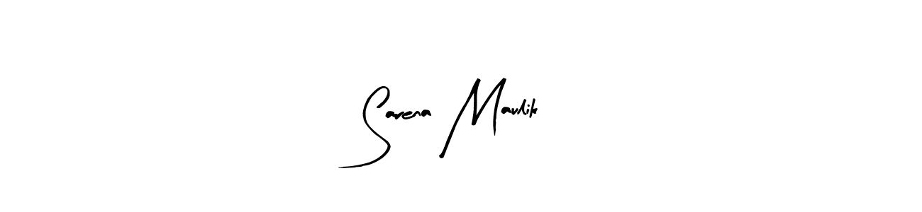 Arty Signature is a professional signature style that is perfect for those who want to add a touch of class to their signature. It is also a great choice for those who want to make their signature more unique. Get Sarena Maulik name to fancy signature for free. Sarena Maulik signature style 8 images and pictures png