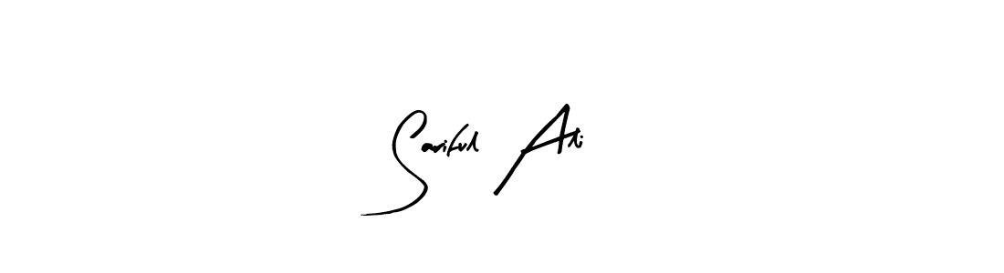 You can use this online signature creator to create a handwritten signature for the name Sariful Ali. This is the best online autograph maker. Sariful Ali signature style 8 images and pictures png