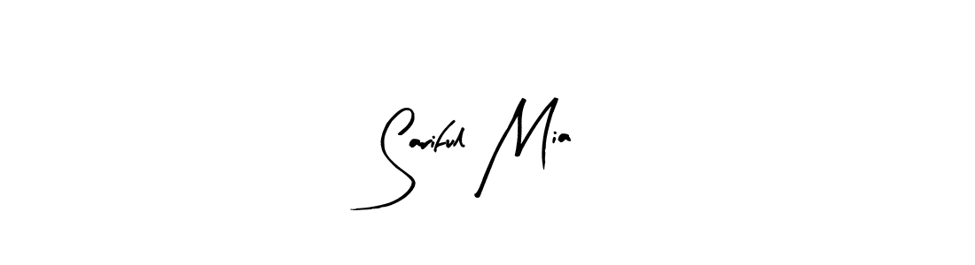 Make a beautiful signature design for name Sariful Mia. With this signature (Arty Signature) style, you can create a handwritten signature for free. Sariful Mia signature style 8 images and pictures png