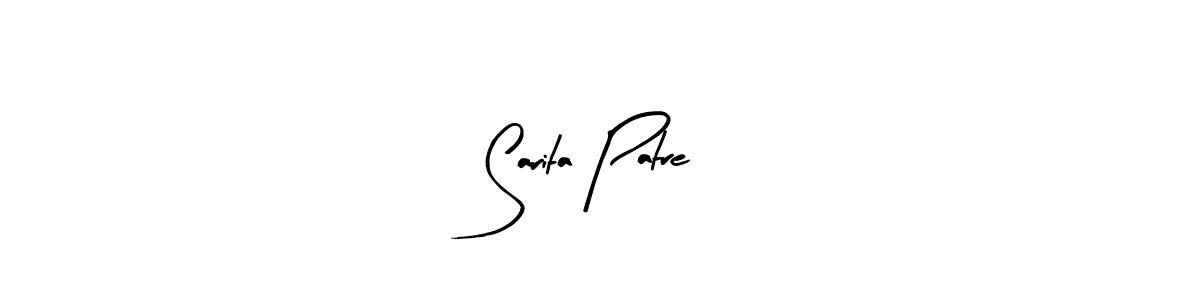 Create a beautiful signature design for name Sarita Patre. With this signature (Arty Signature) fonts, you can make a handwritten signature for free. Sarita Patre signature style 8 images and pictures png