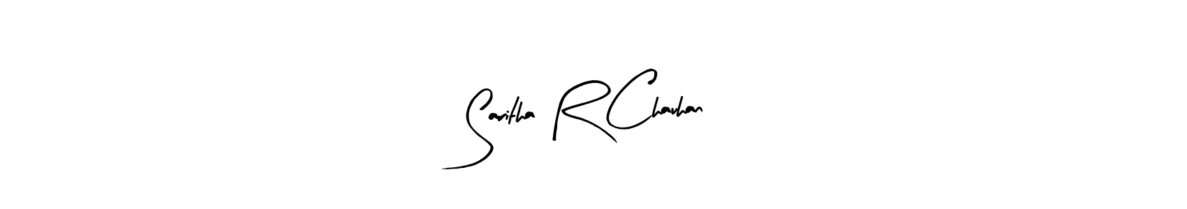It looks lik you need a new signature style for name Saritha R Chauhan. Design unique handwritten (Arty Signature) signature with our free signature maker in just a few clicks. Saritha R Chauhan signature style 8 images and pictures png