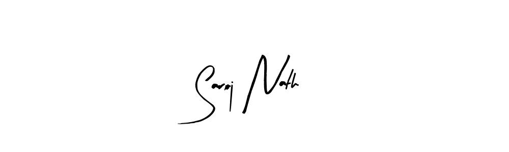 Design your own signature with our free online signature maker. With this signature software, you can create a handwritten (Arty Signature) signature for name Saroj Nath. Saroj Nath signature style 8 images and pictures png