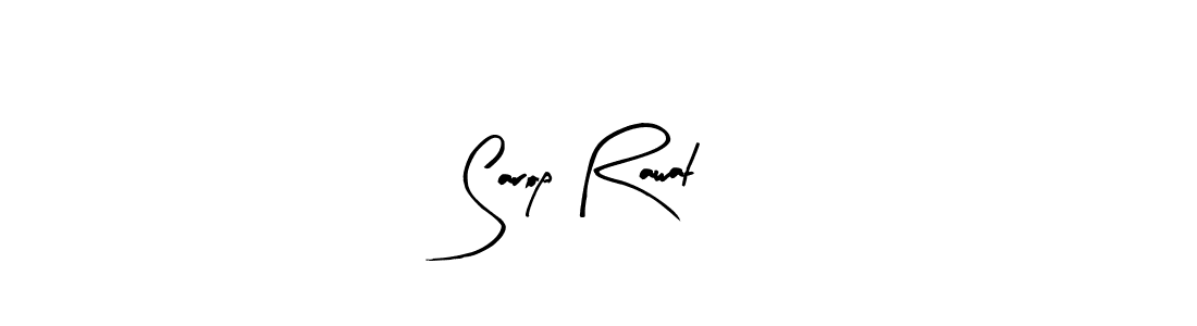 Similarly Arty Signature is the best handwritten signature design. Signature creator online .You can use it as an online autograph creator for name Sarop Rawat. Sarop Rawat signature style 8 images and pictures png