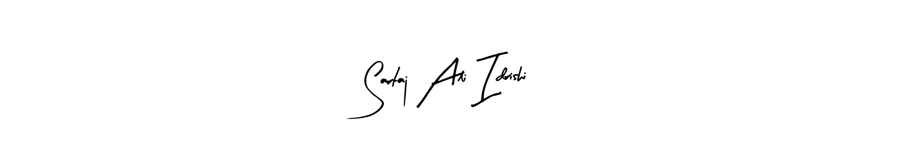 Create a beautiful signature design for name Sartaj Ali Idrishi. With this signature (Arty Signature) fonts, you can make a handwritten signature for free. Sartaj Ali Idrishi signature style 8 images and pictures png