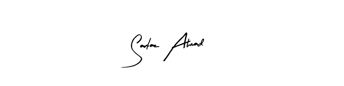 You can use this online signature creator to create a handwritten signature for the name Sartaz Ahmad. This is the best online autograph maker. Sartaz Ahmad signature style 8 images and pictures png