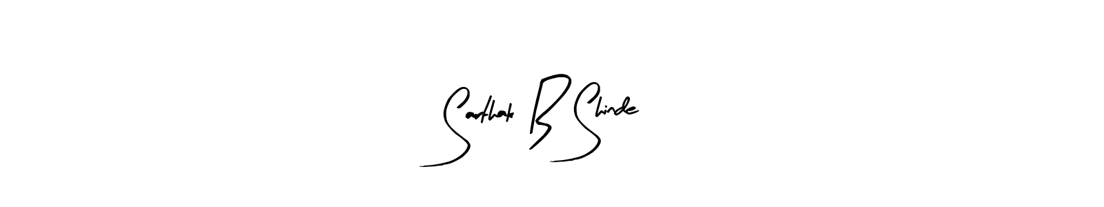 It looks lik you need a new signature style for name Sarthak B Shinde. Design unique handwritten (Arty Signature) signature with our free signature maker in just a few clicks. Sarthak B Shinde signature style 8 images and pictures png
