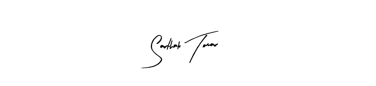 It looks lik you need a new signature style for name Sarthak Tomar. Design unique handwritten (Arty Signature) signature with our free signature maker in just a few clicks. Sarthak Tomar signature style 8 images and pictures png