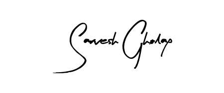 Create a beautiful signature design for name Sarvesh Gholap. With this signature (Arty Signature) fonts, you can make a handwritten signature for free. Sarvesh Gholap signature style 8 images and pictures png