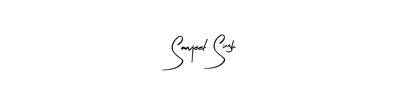 Make a beautiful signature design for name Sarvjeet Singh. With this signature (Arty Signature) style, you can create a handwritten signature for free. Sarvjeet Singh signature style 8 images and pictures png