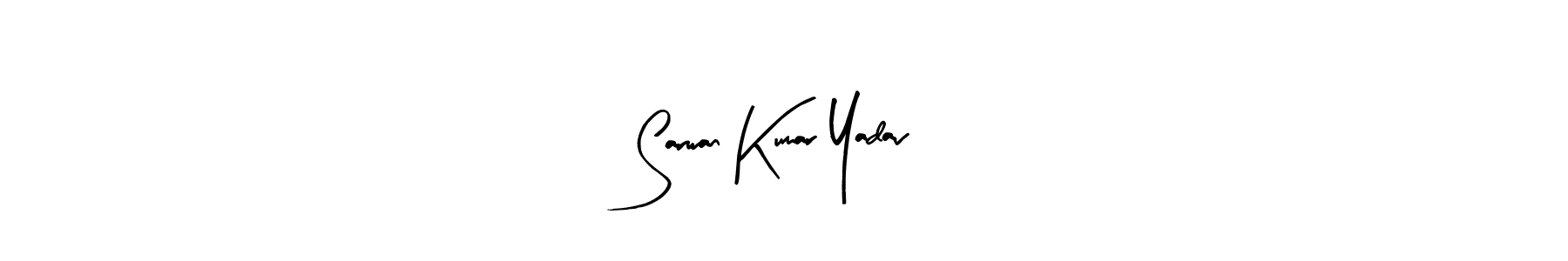 Sarwan Kumar Yadav stylish signature style. Best Handwritten Sign (Arty Signature) for my name. Handwritten Signature Collection Ideas for my name Sarwan Kumar Yadav. Sarwan Kumar Yadav signature style 8 images and pictures png