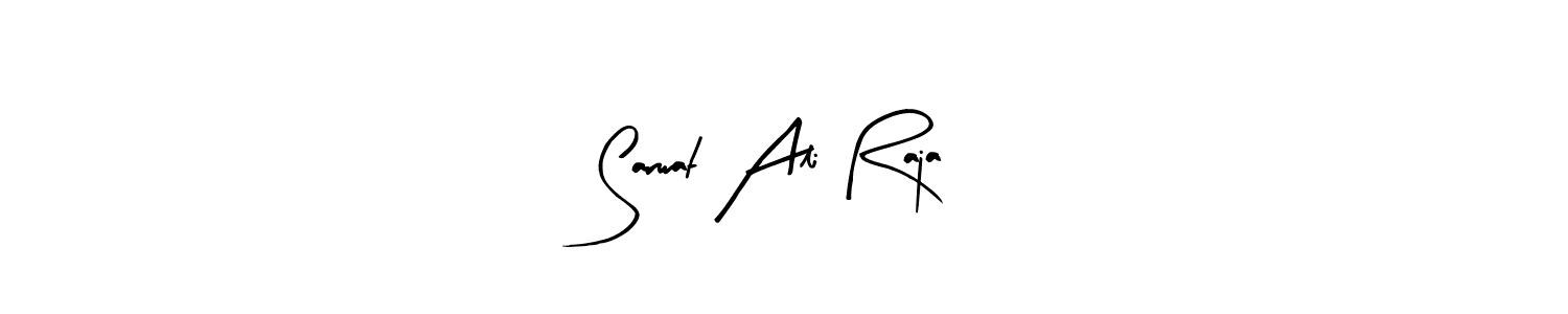 Make a beautiful signature design for name Sarwat Ali Raja. Use this online signature maker to create a handwritten signature for free. Sarwat Ali Raja signature style 8 images and pictures png