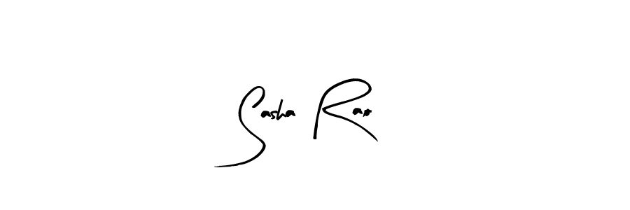 Create a beautiful signature design for name Sasha Rao. With this signature (Arty Signature) fonts, you can make a handwritten signature for free. Sasha Rao signature style 8 images and pictures png