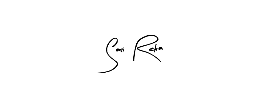 Arty Signature is a professional signature style that is perfect for those who want to add a touch of class to their signature. It is also a great choice for those who want to make their signature more unique. Get Sasi Reka name to fancy signature for free. Sasi Reka signature style 8 images and pictures png