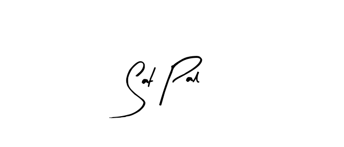 Use a signature maker to create a handwritten signature online. With this signature software, you can design (Arty Signature) your own signature for name Sat Pal. Sat Pal signature style 8 images and pictures png