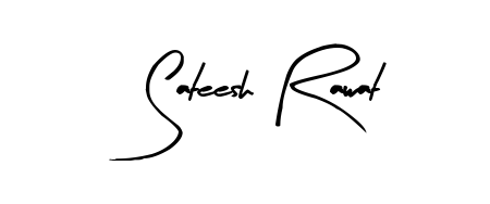 Transform the name Sateesh Rawat into a signature masterpiece using Arty Signature font. Ideal for photographers, artists, and creators looking for watermarks. Sateesh Rawat signature style 8 images and pictures png