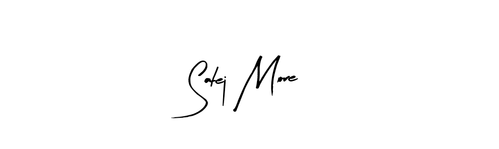 Create a beautiful signature design for name Satej More. With this signature (Arty Signature) fonts, you can make a handwritten signature for free. Satej More signature style 8 images and pictures png