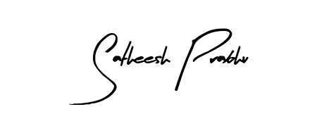 Designed for modern professionals: Satheesh Prabhu name signature crafted with Arty Signature script. Ready for digital PDF workflows. Satheesh Prabhu signature style 8 images and pictures png