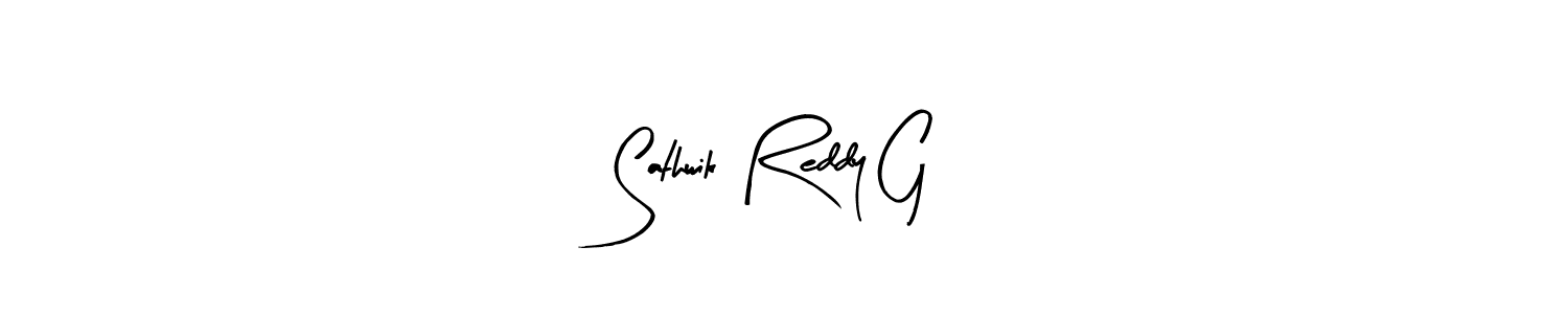 Also You can easily find your signature by using the search form. We will create Sathwik Reddy G name handwritten signature images for you free of cost using Arty Signature sign style. Sathwik Reddy G signature style 8 images and pictures png