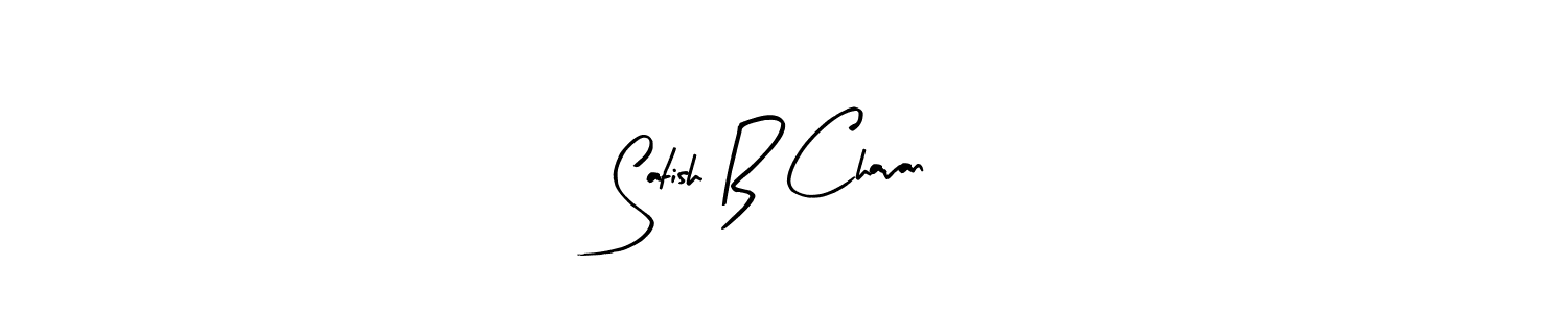 Arty Signature is a professional signature style that is perfect for those who want to add a touch of class to their signature. It is also a great choice for those who want to make their signature more unique. Get Satish B Chavan name to fancy signature for free. Satish B Chavan signature style 8 images and pictures png