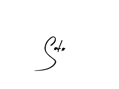 Use a signature maker to create a handwritten signature online. With this signature software, you can design (Arty Signature) your own signature for name Sato. Sato signature style 8 images and pictures png