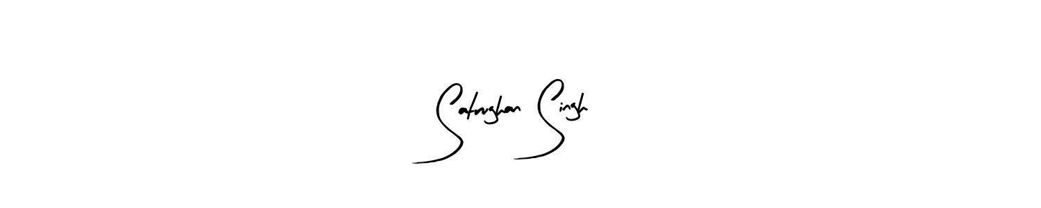 Arty Signature is a professional signature style that is perfect for those who want to add a touch of class to their signature. It is also a great choice for those who want to make their signature more unique. Get Satrughan Singh name to fancy signature for free. Satrughan Singh signature style 8 images and pictures png