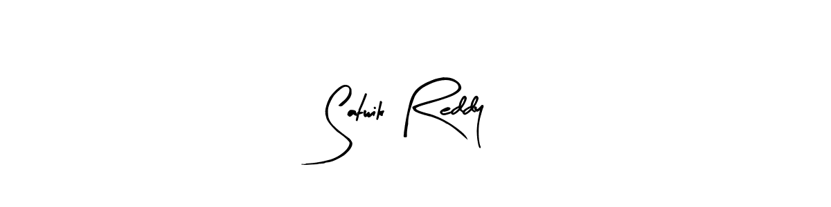 You should practise on your own different ways (Arty Signature) to write your name (Satwik Reddy) in signature. don't let someone else do it for you. Satwik Reddy signature style 8 images and pictures png