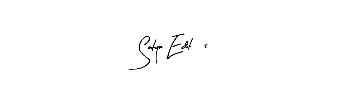 How to make Satya Edit,s name signature. Use Arty Signature style for creating short signs online. This is the latest handwritten sign. Satya Edit,s signature style 8 images and pictures png