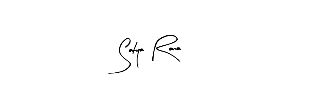 Design your own signature with our free online signature maker. With this signature software, you can create a handwritten (Arty Signature) signature for name Satya Rana. Satya Rana signature style 8 images and pictures png