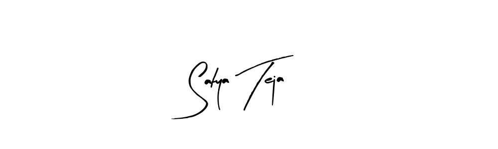 Use a signature maker to create a handwritten signature online. With this signature software, you can design (Arty Signature) your own signature for name Satya Teja. Satya Teja signature style 8 images and pictures png