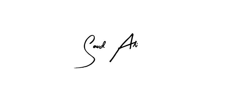 The best way (Arty Signature) to make a short signature is to pick only two or three words in your name. The name Saud Ali include a total of six letters. For converting this name. Saud Ali signature style 8 images and pictures png