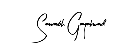 Create an unforgettable impression when signing with Saurabh Gayakwad name styled in Arty Signature typography. 100% free online generator. Saurabh Gayakwad signature style 8 images and pictures png