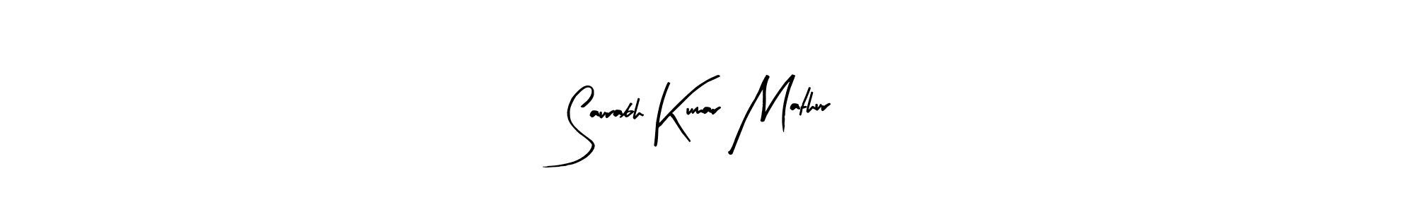 The best way (Arty Signature) to make a short signature is to pick only two or three words in your name. The name Saurabh Kumar Mathur include a total of six letters. For converting this name. Saurabh Kumar Mathur signature style 8 images and pictures png
