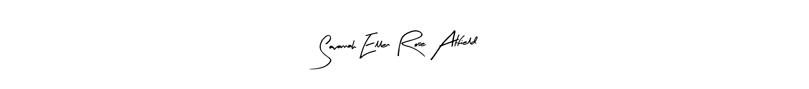 Design your own signature with our free online signature maker. With this signature software, you can create a handwritten (Arty Signature) signature for name Savannah Ellen Rose Atfield. Savannah Ellen Rose Atfield signature style 8 images and pictures png