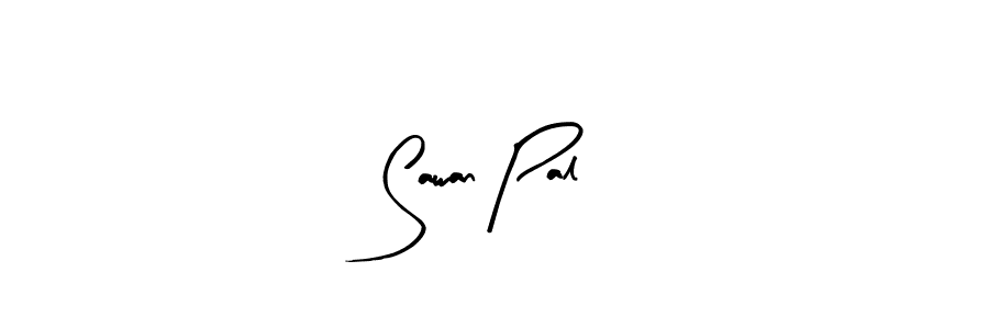 Similarly Arty Signature is the best handwritten signature design. Signature creator online .You can use it as an online autograph creator for name Sawan Pal. Sawan Pal signature style 8 images and pictures png