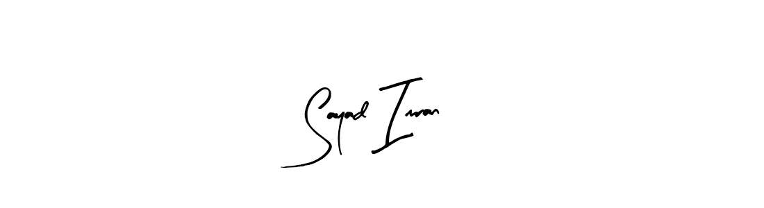 Make a beautiful signature design for name Sayad Imran. Use this online signature maker to create a handwritten signature for free. Sayad Imran signature style 8 images and pictures png