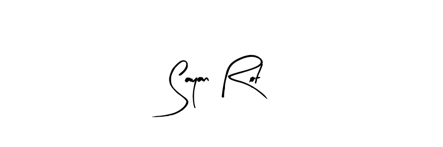 Make a beautiful signature design for name Sayan Rot. Use this online signature maker to create a handwritten signature for free. Sayan Rot signature style 8 images and pictures png