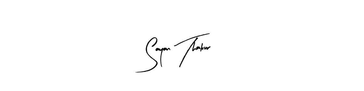 Also we have Sayan Thakur name is the best signature style. Create professional handwritten signature collection using Arty Signature autograph style. Sayan Thakur signature style 8 images and pictures png
